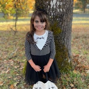 Taylor Joelle Nightmare before Christmas Jack inspired dress